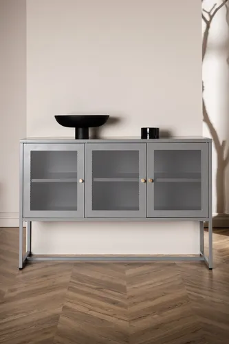 Malla Sideboard 3 Türen hellgrau