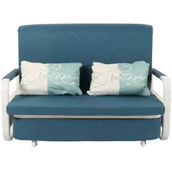 Mendler Schlafsofa HWC-M83, Multifunktionales Schlafcouch mit Bettkasten - Sofa mit Schlaffunktion und Liegefläche von 114x182 cm, inklusive praktischen Bettkasten und abnehmbaren, waschbaren Bezügen – ideal für Gäste und platzsparend.