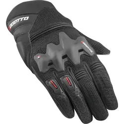 Bogotto Xatran perforierte Motorrad Handschuhe 2XL - Motorradhandschuhe mit kurzen Manschetten und vorgekrümmten Fingern für optimalen Komfort und Kontrolle auf der Straße.