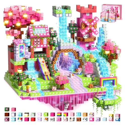 Magnetische Bausteine-150Teile Magnetbausteine Spielzeug 136 | Spielzeug ab 3 Jahre mädchen, Magnetische Bauwelt Halloween Spielzeug Magnetblöcke für Kinder ab 3 4 5 6 7 8 9 Jahre