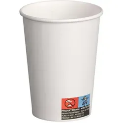 VEPATIM 100x Automatenbecher Kaffeebecher 70,3mm O weiß Pappe beschichtet 180 ml