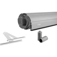 Schellenberg Rolladenpanzer Set PVC Maxi 60 x 80 cm grau von Schellenberg