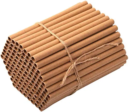 Super Idee 200er Set Pappröhrchen füllung für Insektenhotel Insektenhaus Wildbienen Nisthilfe Wildbienenhotel Wildbienenhaus Bienenhotel Hummelhotel Hummelhaus Füllmaterial Bienenkasten Insektenkasten