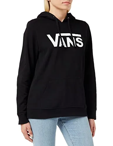 Vans Damen Drop V Logo Hoodie, Schwarz, XS von Vans