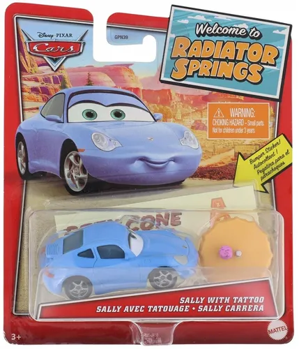 SALLY with mit Tatoo Carrera Radiator Springs Cars 1:55 Die-cast Auto Metall