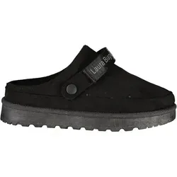 Laura Biagiotti Damen Winter Clogs - Elegante schwarze Sabots mit Fell - Stylische Damen Winter Clogs in Schwarz, ideal für kalte Tage. Die bequemen Sabots mit weichem Fell bieten optimalen Halt und Passform. Perfekt für modebewusste Frauen, die Komfort und Eleganz suchen.