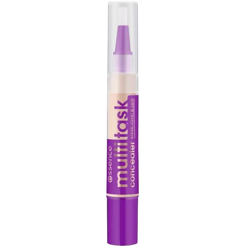 Essence Teint Concealer Multitask Concealer 10 Peachy Ivory - Vielseitiger Concealer für ebenmäßigen Teint, kaschiert Unreinheiten und Augenringe, vegan und tierversuchsfrei