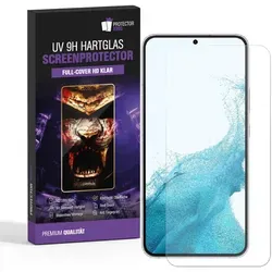 2x UV-Liquid 9H Panzerglas für Samsung Galaxy S23 Plus 3D KLAR echtes Tempered Panzerhartglas Schutzglas Displayschutz Panzerfolie Schutzfolie Screen Protector