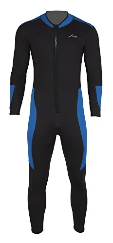 SCUBATEC 3 mm Neoprenanzug mit Front-Zip, Langer Wetsuit Herren Damen, leicht anzuziehender Nassanzug für Tauchen, Schnorcheln, Schwimmen & Wassersport