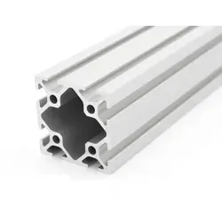 Aluminiumprofil 40x40L I-Typ Nut 5, silber eloxiert – 1700mm