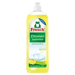 Erdal-Rex GmbH Frosch Zitronen Spülmittel , Fettlösende Reinigung für glänzend sauberes Geschirr, 750 ml - Flasche 114444