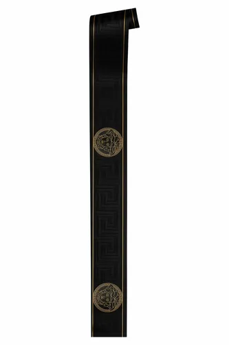 Versace Home Bordüre Medusa schwarz gold Glanz 93522-4 (28,85€/1qm)