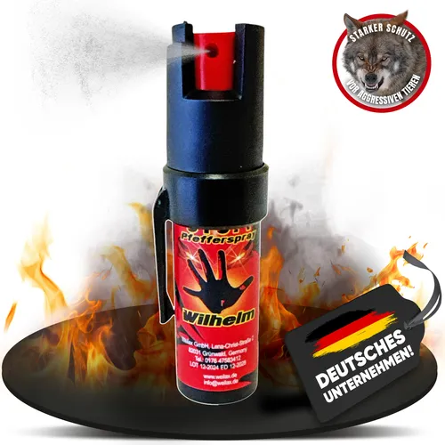 Wilhelm Pfefferspray 16 ml – Effektives Tierabwehrspray