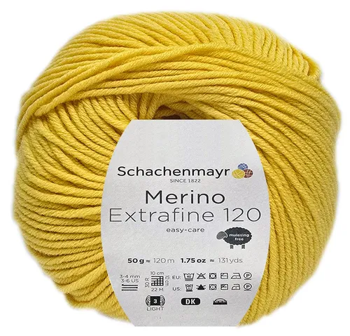 Schachenmayr 50 Gramm Schachenmayr Merino Extrafine 120 Farbauswahl, 125 m