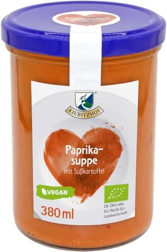 Kiebitzhof Paprikasuppe mit Süßkartoffeln (380 ml) - Bio
