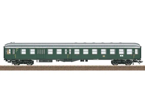 Trix H0 T23176 Steuerwagen 2. Klasse der DB - Reisewaggons für Modelleisenbahnen, detailgetreuer Steuerwagen in Rot für anspruchsvolle Modelleisenbahn-Enthusiasten.