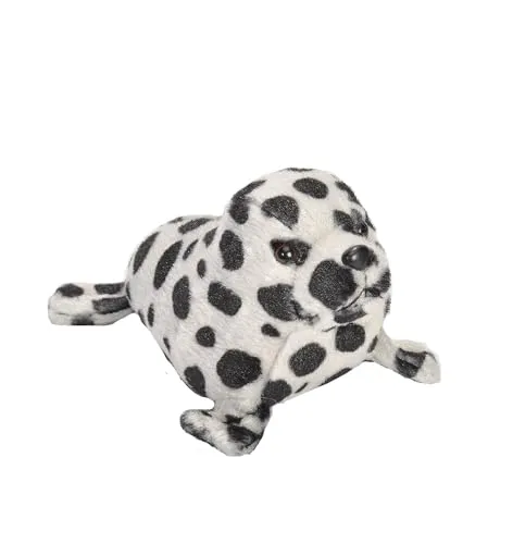 Wild Republic Pocketkins Eco Seehund, Plüschtier, 12 cm, Plüschspielzeug, Hergestellt aus recycelten Materialien, Umweltfreundlich