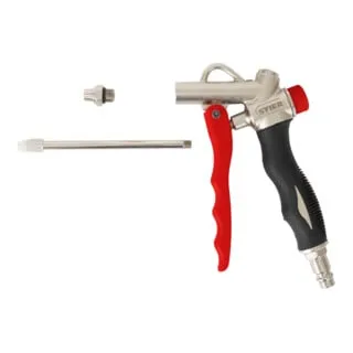 Stier Ausblaspistole mit Wechseldüse und FlowControl (75656079) - Praktische Ausblaspistole mit Wechseldüse und FlowControl für präzise Luftsteuerung. Ideal für Werkstätten und Heimwerkerprojekte.