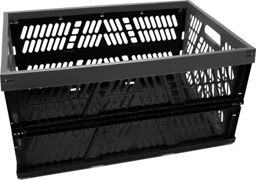 Klappbox mit Metallstifte XL 45 Liter / 35 kg Belastbarkeit Kunststoff