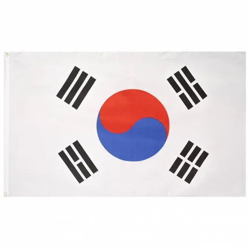 Südkorea Flagge MUWO