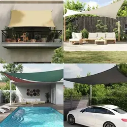 vidaXL Sonnensegel Oxford-Gewebe Dreieckig 3x3x4,24 m Schwarz - Vielseitiges Sonnensegel für Garten und Terrasse, das UV-Schutz bietet und wasserfest ist. Ideal für entspannte Stunden im Freien. Einfache Montage mit Edelstahl-Befestigungen und Seilen.