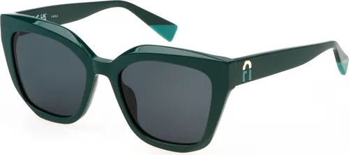 Furla SFU781 0D80 VERDE PIENO LUCIDO 54/18/140 Damen Sonnenbrillen