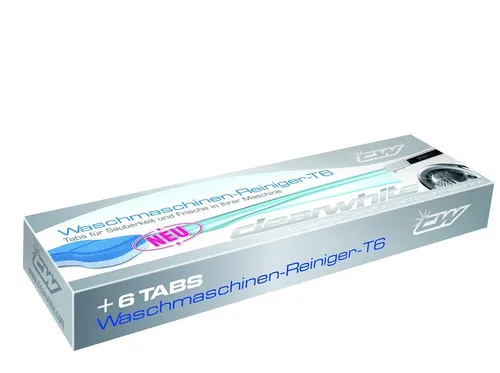 Clearwhite C035040 Waschmaschinen Reiniger 6 Tabs von Clearwhite
