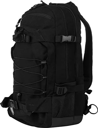 Forvert New Laptop Louis Backpack - Schwarz, Größe: OS - Rucksack mit gepolstertem 15 Zoll Laptopfach und 3 zusätzlichen Reißverschlussfächern für optimalen Stauraum.