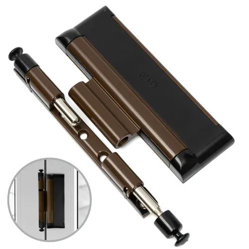 CAL DOUBLEX XL braun schwarz, Fenstersicherung, Einbruchschutz,Einbruchsicherung