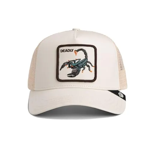 Goorin Bros. Deadly Scorpion Trucker Cap - Stylische Trucker Cap von Goorin Bros. aus hochwertigen Materialien, mit verstellbarem Verschluss für optimalen Tragekomfort. Ideal für jeden Tag!