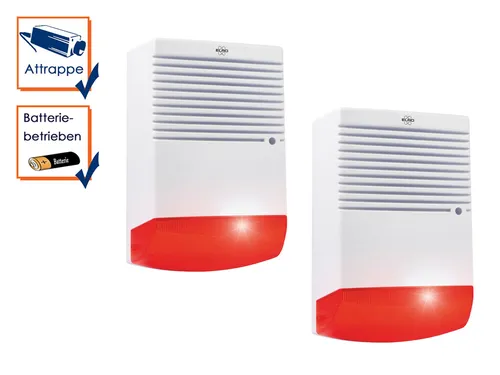 Produktbild Stk Dummy Sirene mit blinkender LED