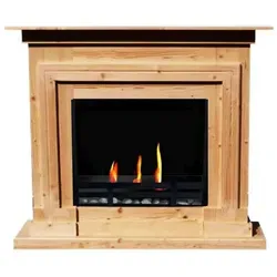 Kaminbau Mierzwa Echtfeuer-Dekokamin Berlin Premium (Brenngel & Bio-Ethanol Kamin Premium), Farbwahl, Sicherheitsglas Wahl, Gelkamin, Ethanolkamin