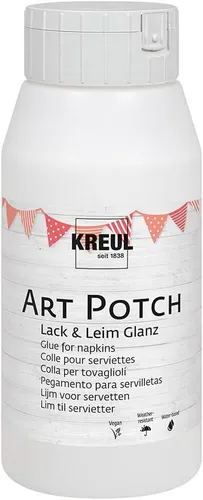 KREUL Servietten Lack & Leim ART POTCH glänzend 750 ml