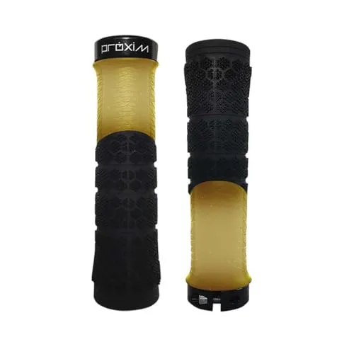 Prologo X-Shred Lenkergriff 135mm – Unisex Schwarz/Gummifarbe - Fahrradgriffe mit konischer, ergonomischer Passform für optimale Kontrolle und Komfort beim Radfahren, ausgestattet mit robustem Aluminium-Klemmring.