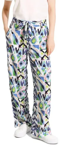 Cecil Hose mit Print in weiß von CECIL