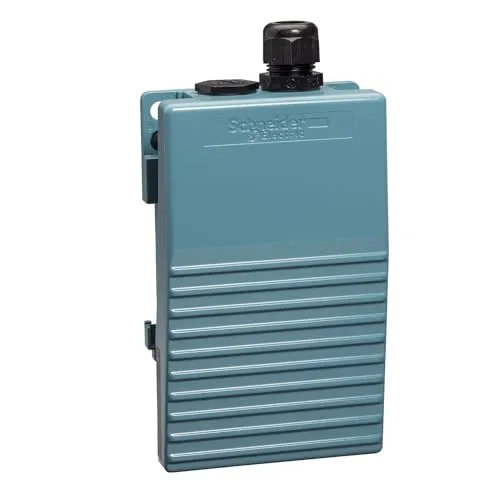 Schneider Electric XPEM111 Fußschalter - Robuster Fußschalter für industrielle Anwendungen, IP66 staubdicht und spritzwassergeschützt, mit einer mechanischen Lebensdauer von 15 Millionen Zyklen.