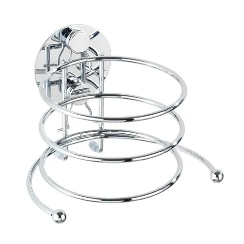 WENKO 18770 Haartrocknerhalter Fönhalter Turbo-Loc® - silber
