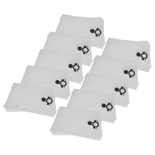 vhbw 50x Staubbeutel kompatibel mit CONEL CLEAN M30 Staubsauger - 52,5cm x 39cm Weiß