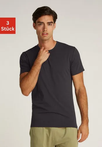Calvin Klein Underwear T-Shirt SHORT SLEEVE CREW NECK 3PK - Herren-Shirts, 3er-Pack mit elastischem Jersey-Material für optimalen Tragekomfort, ideal für den täglichen Gebrauch.