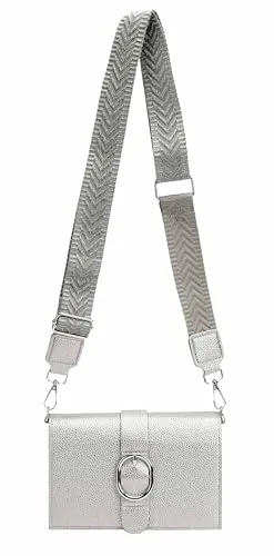 Damen Tasche Cross Over Body Bag - Stilvolle Umhängetasche für jeden Anlass - Umhängetasche mit kompakten Maßen (20x12x5,5 cm), ideal für alle wichtigen Dinge und perfekt für jeden Style - vom lässigen Look bis zum eleganten Abend.