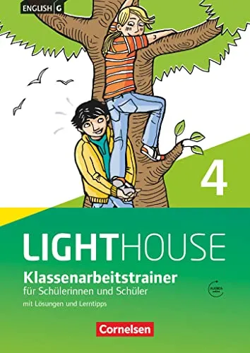 English G Lighthouse - Allgemeine Ausgabe / Band 4: 8. Schuljahr - Klassenarbeitstrainer mit Lösungen und Audio-Materialien: Klassenarbeitstrainer mit Lösungen und Audios online