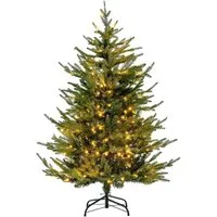 COSTWAY Künstlicher Weihnachtsbaum mit Beleuchtung