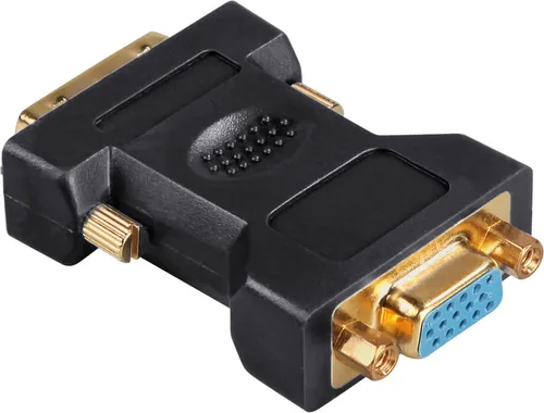 VGA-DVI-Adapter, DVI-Stecker - VGA-Kupplung, vergoldet, geschirmt (00045073)