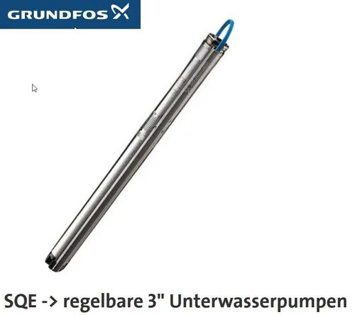 Grundfos SQE Serie Unterwasserpumpen von Grundfos