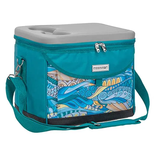 anndora® Kühltasche 22L Ocean Blau – Ideal für Picknick und Reisen - Kühlbox mit 22L Fassungsvermögen, wasserdichtem Innenfutter und Becherhalter – perfekt für Camping, Strand und Outdoor-Aktivitäten.