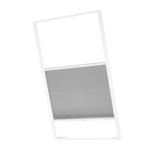 ventanara Dachfensterplissee Dachfenster passend für Velux Fenster Grau P10