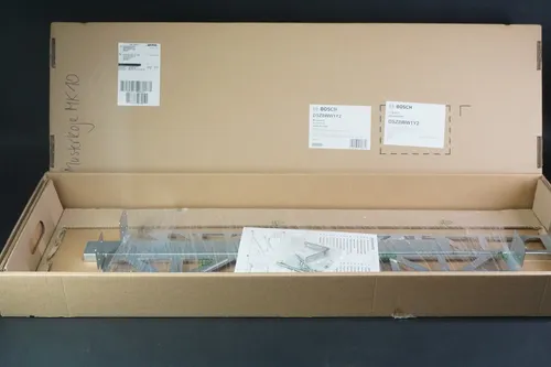 Bosch DSZ8WW1Y2 Installationszubehör - Zubehör für Dunstabzugshauben, ideal für die nahtlose Installation von 2 Geräten mit ausziehbarem Grundrahmen und Verbindungsstreifen.