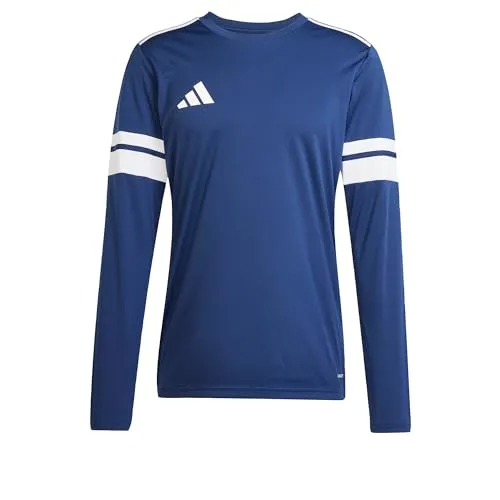 adidas Men's SQUADRA25 Long Sleeve Jersey, Team Navy Blue XXL - Sportuniformen mit schmalem Schnitt und AEROREADY-Technologie für optimale Feuchtigkeitsregulierung, ideal für sportliche Teams und individuelle Gestaltung.