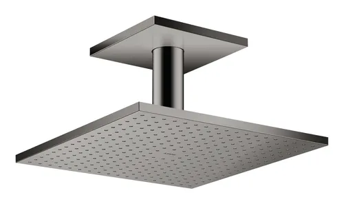 Axor Showersolutions Kopfbrause 300/300 1jet - Polished Black Chrome - Luxuriöse Brause mit Deckenanschluss, elegantes Design in Polished Black Chrome für ein modernes Badezimmererlebnis.