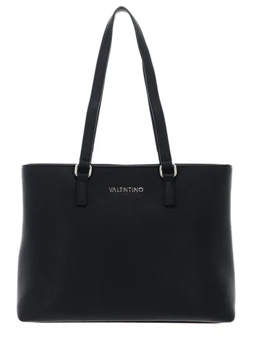 Valentino Womens 8GL-Never Handbag, Nero - Damen-Henkeltaschen, stilvolle Designer-Handtasche aus hochwertigem Leder für einen eleganten Look.